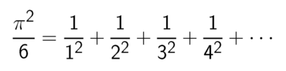 Suma infinita ∑(1/n²) desde n=1 hasta ∞ = ?